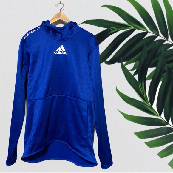 Adidas 3 Stripe Life Pullover Hoodie - Picture 1 of 5